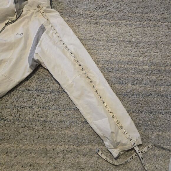 Audi, Windbreaker, White With Gray Trim, Men's Size Large - Picture 6 of 9